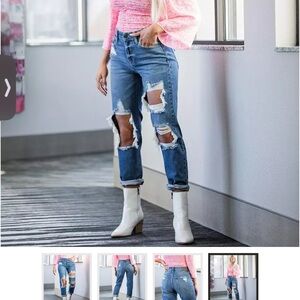 NWT HIDDEN jeans Distressed Blue Women's Jeans